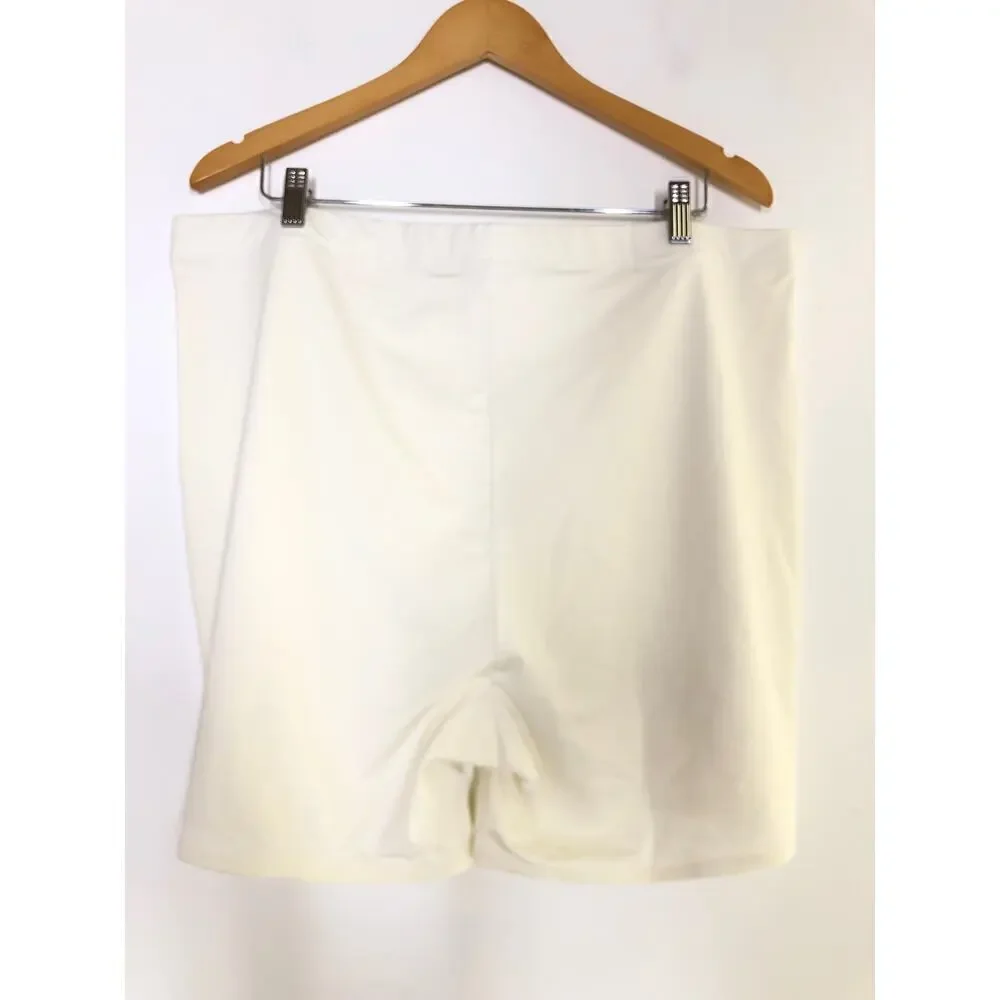 SKIMS Signature Swim Shorts Mid Waist Marble White NWT Size 4X